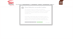 Desktop Screenshot of duerr-massivhaus.de